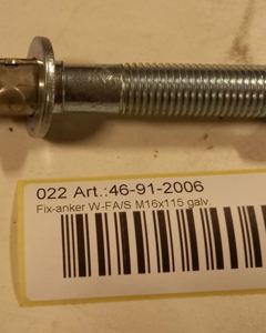 Fixanchor W-FA/S M16x115 galv.